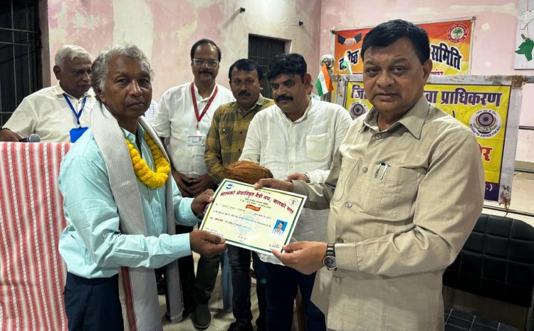 रायपुर : जिस समाज में बुजुर्गों का होता है मान सम्मान, वही समाज करता है तरक्की : उद्योग मंत्री श्री लखन लाल देवांगन