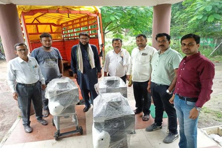 चैफ (चारा) कटर मशीन से पशुपालन में हुई आसानी