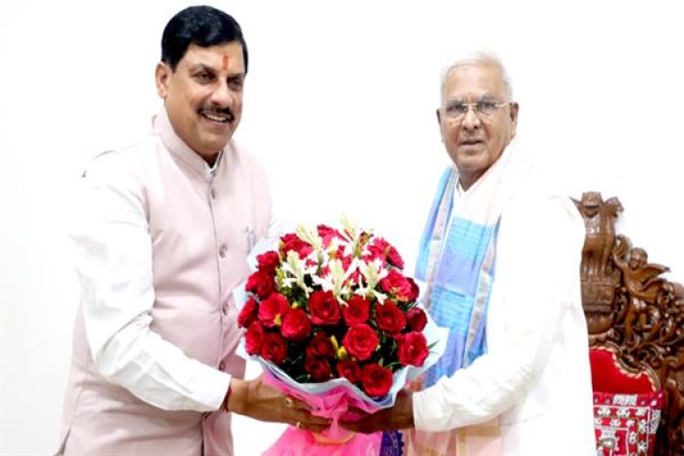 राज्यपाल श्री पटेल से मुख्यमंत्री डॉ. यादव ने की सौजन्य भेंट