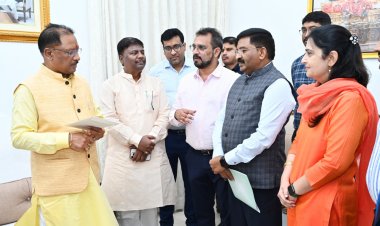 रायपुर : मुख्यमंत्री श्री विष्णु देव साय को 27 वें अखिल भारतीय वन खेलकूद प्रतियोगिता में शामिल होने का निमंत्रण