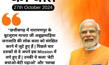 रायपुर : प्रधानमंत्री ने मन की बात में नारायणपुर के बुटलूराम माथरा को सराहा