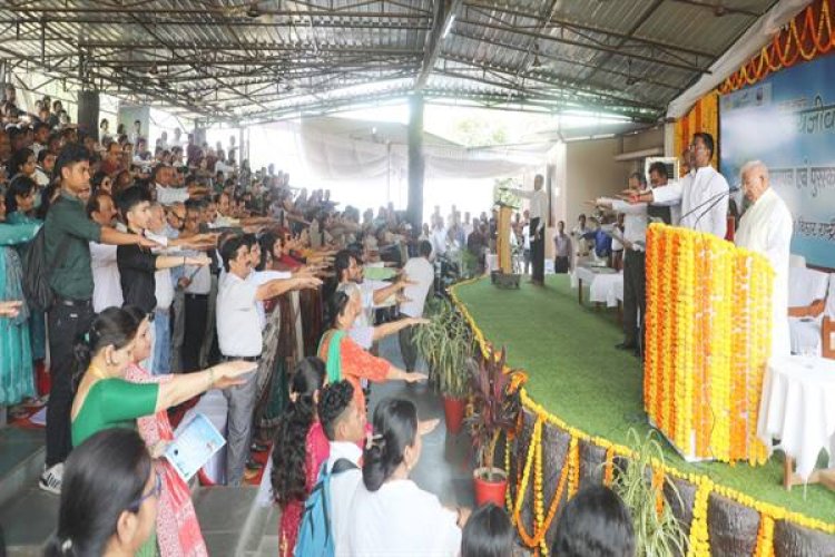 बच्चों को वन्य जीवन और जैव विविधता की महत्ता से बचपन में ही करें संस्कारित : श्री मंगुभाई पटेल