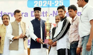 खेल भावना जीवन में रखती है अहमियत- मंत्री श्री सारंग