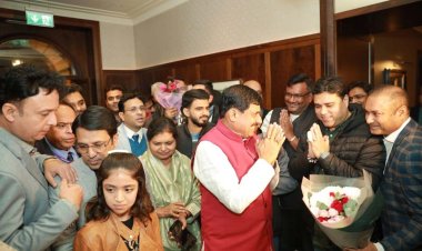 मुख्यमंत्री डॉ. यादव का लंदन में भारतीय उच्चायुक्त एवं प्रवासी भारतीयों ने किया आत्मीय स्वागत