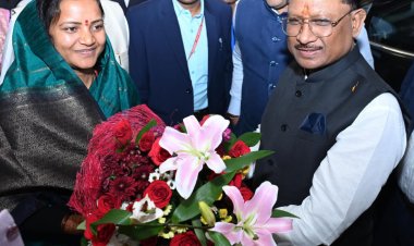 रायपुर : समाज कल्याण मंत्री श्रीमती लक्ष्मी राजवाड़े ने नवा रायपुर स्थित नवीन शासकीय आवास में किया गृह प्रवेश