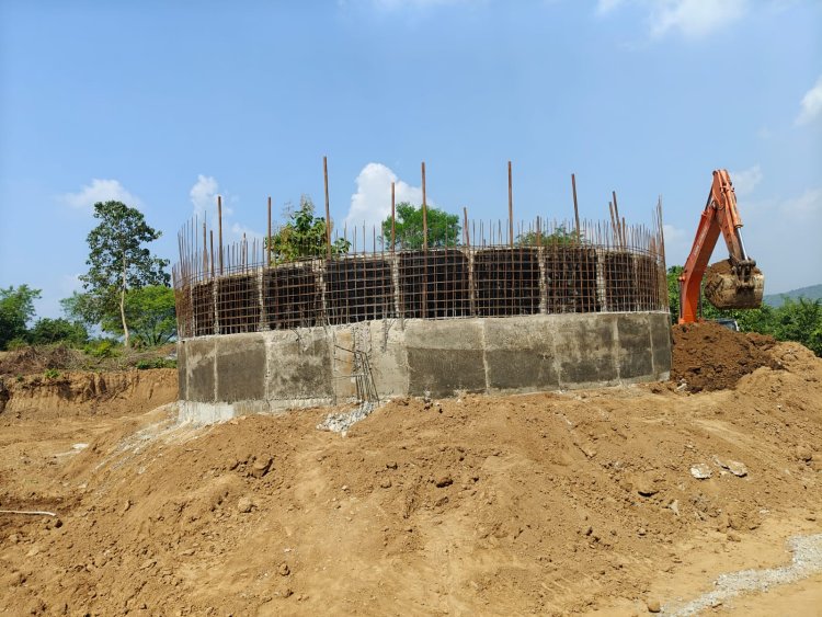 मंडला में सीवरेज परियोजना प्रगति पर