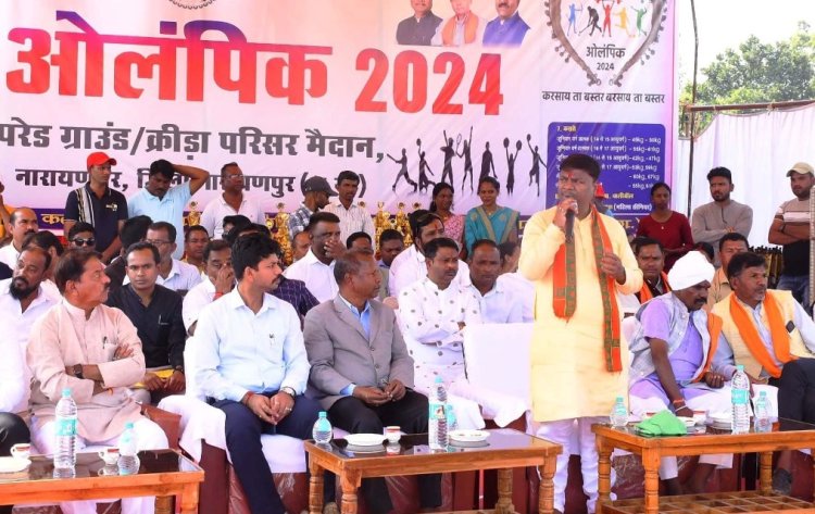 रायपुर : बस्तर ओलंपिक-2024 : पढ़ाई के साथ खेल भी जीवन के लिए महत्वपूर्ण है: श्री केदार कश्यप