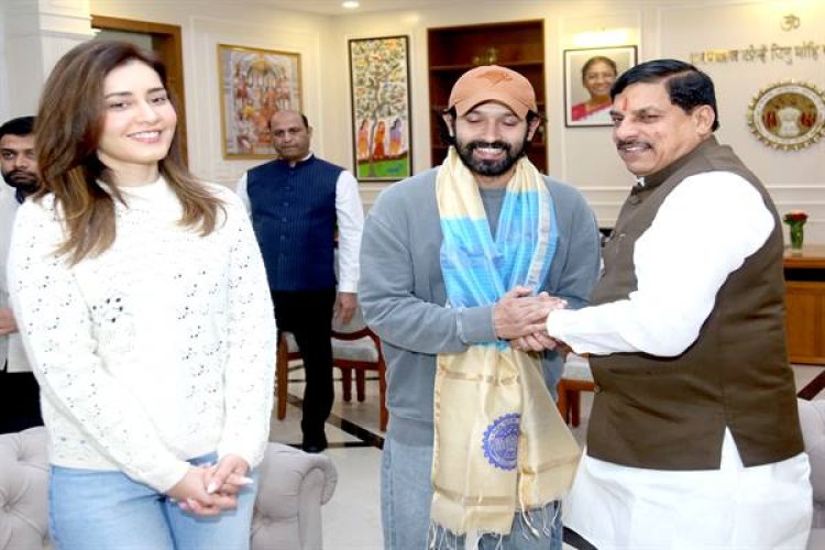 मुख्यमंत्री डॉ. यादव से मिले "द साबरमती रिपोर्ट" फिल्म के कलाकार