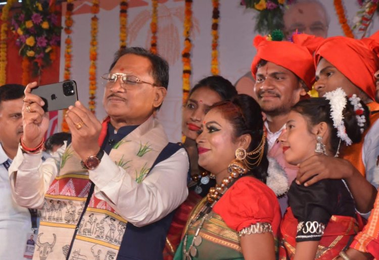 रायपुर : देश की राजधानी दिल्ली में छत्तीसगढ़ की लोक संस्कृति की दिखी झलक