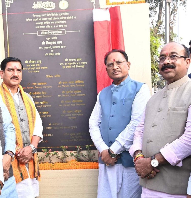 रायपुर : सकरी की सड़क अब नहीं रही संकरी, उन्नयन से हुई चौड़ी