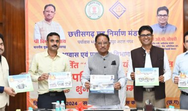 रायपुर : सभी के लिए आवास : मुख्यमंत्री श्री साय ने छत्तीसगढ़ गृह निर्माण मंडल की 7 आवासीय परियोजनाओं का किया शुभारम्भ