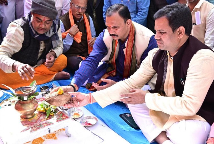 रायपुर : विष्णु के सुशासन और मोदी की गारंटी में प्रदेश में हो रहा है लगातार विकास कार्य : मंत्री श्री श्याम बिहारी जायसवाल