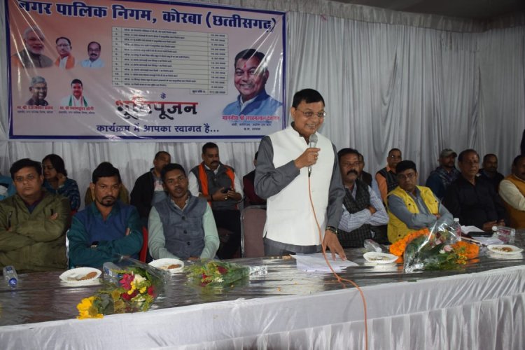 रायपुर : विष्णु के सुशासन की सरकार का परिणाम है कि एक-एक वार्ड में हो रहे लाखों के विकास कार्य : उद्योग मंत्री श्री लखन लाल देवांगन