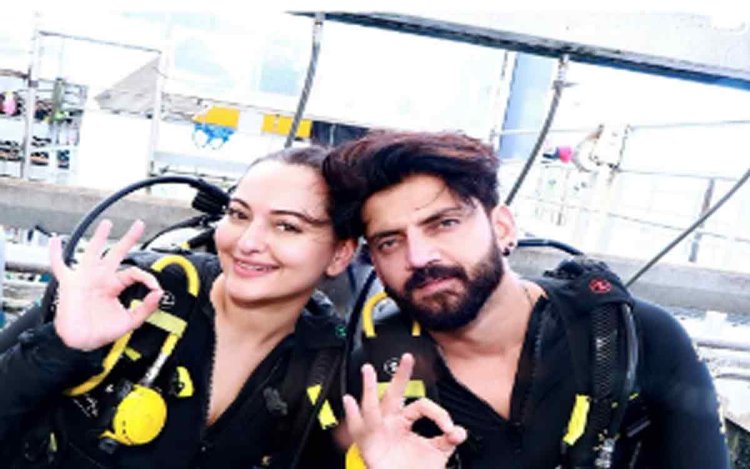 जहीर इकबाल ने पत्नी सोनाक्षी सिन्हा को अचानक दिया धक्का, एक्ट्रेस ने शेयर कर दिया वीडियो