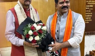 रायपुर : राज्यपाल श्री डेका को उपमुख्यमंत्री श्री विजय शर्मा ने दी नए वर्ष की शुभकामनाएं