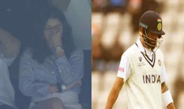 विराट कोहली के आउट होने पर अनुष्का शर्मा ने कहा "हार और जीत खेल का हिस्सा है"