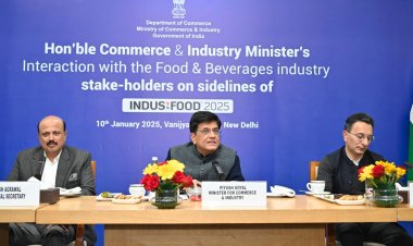 वाणिज्‍य और उद्योग मंत्री पीयूष गोयल ने कहा- अगले 5 वर्ष में खाद्य और पेय पदार्थों, कृषि तथा समुद्री उत्‍पादों का निर्यात 100 अरब डॉलर होने की संभावना