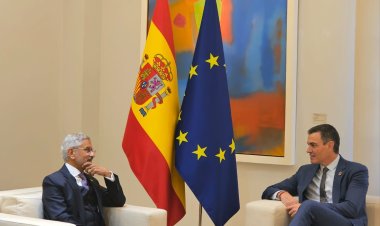 विदेश मंत्री सुब्रह्मण्‍यम जयशंकर ने स्पेन के राष्ट्रपति पेड्रो सांचेज़ से मुलाक़ात की