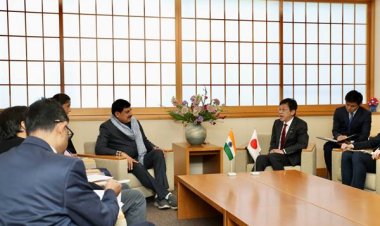 मुख्यमंत्री डॉ. यादव से जापान के विदेश उप मंत्री श्री मत्सुमोतो ने की भेंट