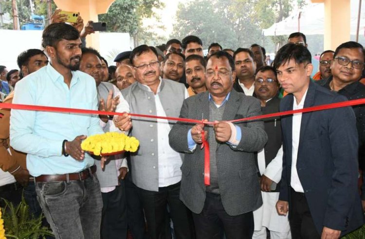 रायपुर : बलरामपुर में कृषि मंत्री श्री नेताम ने किया नवनिर्मित अनुविभागीय कार्यालय का लोकार्पण