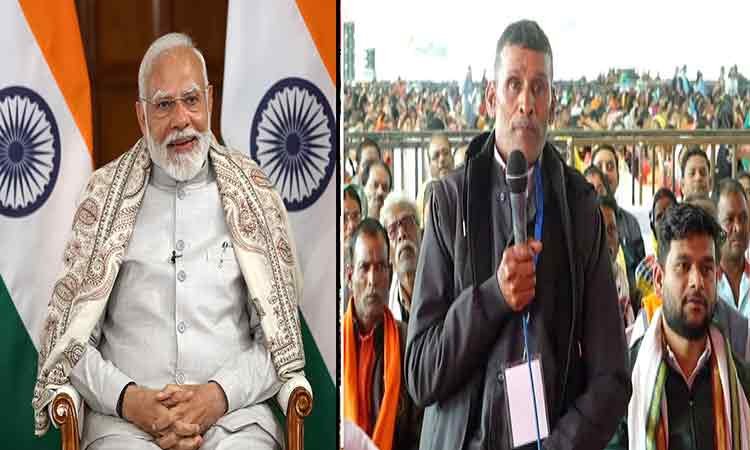 प्रधानमंत्री श्री मोदी ने सीहोर के मनोहर मेवाड़ा से किया संवाद