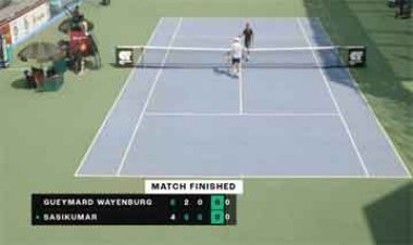 दिल्ली ओपन टेनिस टूर्नामेंट: पुरुष एकल के शुरुआती दौर में मुकुंद शशिकुमार ने फ्रांस के साशा गुएमार्ड वेनबर्ग को हराया