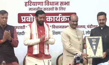 सीएम सैनी के नेतृत्व में विकास की ओर बढ़ रहा हरियाणा : ओम बिरला