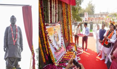 मुख्यमंत्री डॉ. मोहन यादव ने मुरैना में पूर्व प्रधानमंत्री, श्रद्धेय अटल बिहारी वाजपेयी जी की प्रतिमा का अनावरण कर राष्ट्रीय चंबल घड़ियाल अभयारण्य में छोड़े घड़ियाल शावक