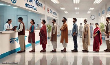 मथुरा जिलाधिकारी का औचक निरीक्षण: मरीजों की लाइन में खड़े होकर परखी अस्पताल सेवाएं