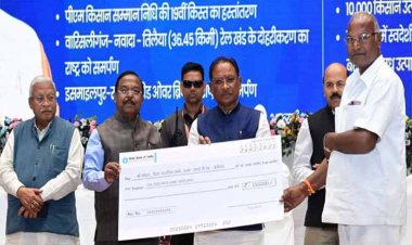 रायपुर : अन्नदाताओं के खाते में हमने एक लाख करोड़ रुपए भेजे : मुख्यमंत्री श्री विष्णु देव साय