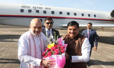 केंद्रीय गृह एवं सहकारिता मंत्री श्री शाह का भोपाल आगमन पर हुआ आत्मीय स्वागत