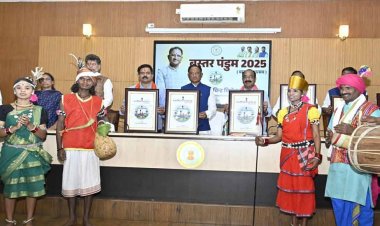 रायपुर : मुख्यमंत्री ने किया 'बस्तर पंडुम 2025' का लोगो अनावरण