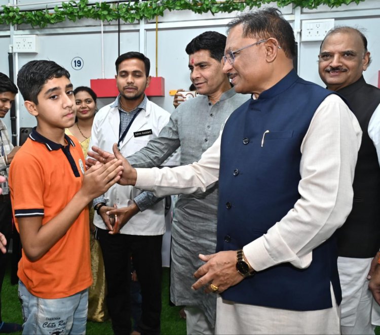 रायपुर : मुख्यमंत्री श्री विष्णु देव साय ने किया मनोविकास केंद्र का अवलोकन