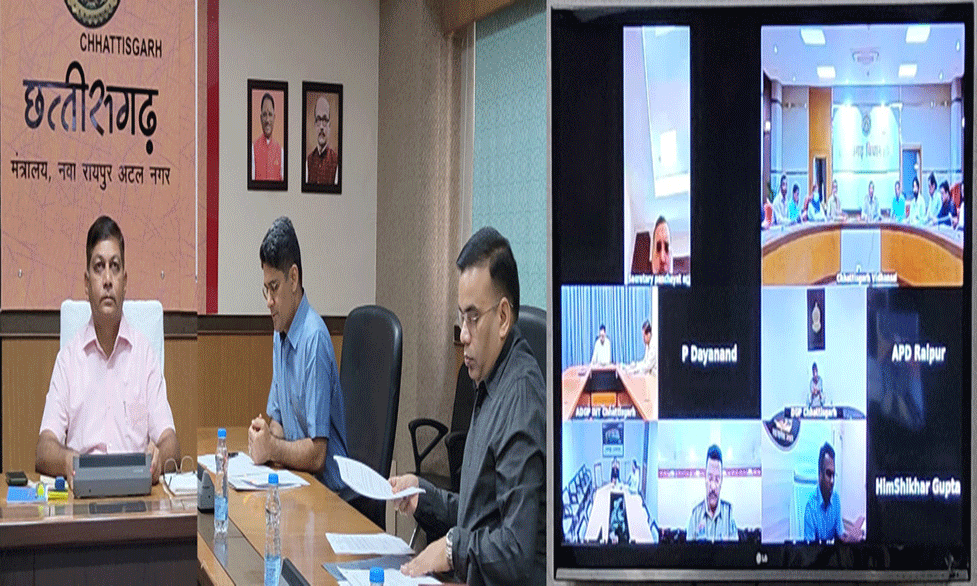 रायपुर: राष्ट्रपति द्रौपदी मुर्मु के छत्तीसगढ़ दौरे को लेकर मुख्य सचिव की बैठक