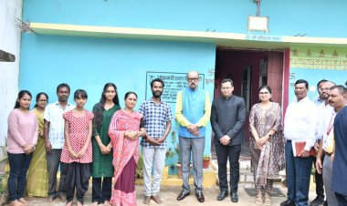 रायपुर : राज्यपाल को पहली बार अपने क्षेत्र में देखकर अभिभूत हुए ग्रामीण