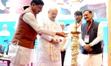 भोपाल- केन्द्रीय मंत्री अमित शाह ने किया राज्य स्तरीय सहकारी सम्मलेन का शुभारंभ