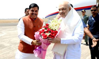 केंद्रीय मंत्री श्री शाह का भोपाल आगमन पर हुआ आत्मीय स्वागत