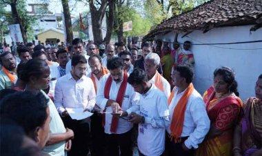 रायपुर : उप मुख्यमंत्री श्री विजय शर्मा पहुंचे ग्राम पंचायत हल्बा कचोरा के आश्रित ग्राम शासन कचोरा