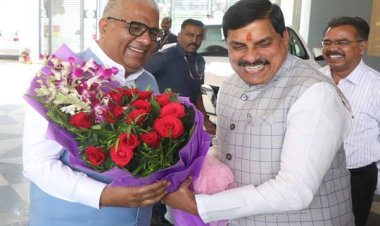 मुख्यमंत्री डॉ. यादव से केन्द्रीय वन मंत्री श्री भूपेंद्र यादव ने की सौजन्य भेंट