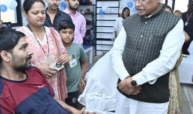 रायपुर : मुख्यमंत्री श्री विष्णु देव साय ने न्यूरो स्पाइन रिहैबिलिटेशन सेंटर का किया शुभारंभ