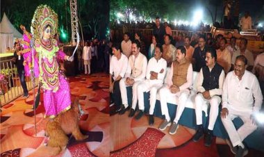 मुख्यमंत्री डॉ. यादव लालबाग में चल रहे मालवा उत्सव में हुये शामिल