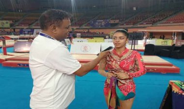 खेलो इंडिया यूथ गेम्स में एथलीटों ने आर्टिस्टिक जिम्नास्टिक में सर्वश्रेष्ठ प्रदर्शन किया