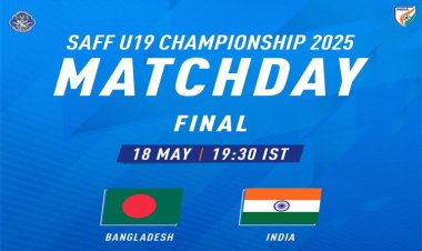 सैफ अंडर-19 फुटबॉल चैंपियनशिप का फाइनल आज भारत-बांग्लादेश के बीच