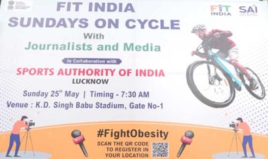 संडेज ऑन साइकिलिंग इवेंट का लखनऊ में किया गया आयोजन