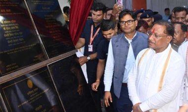 रायपुर : मुख्यमंत्री श्री विष्णुदेव साय ने रायगढ़ जिले को दी 330 करोड़ 29 लाख रुपए के विकास कार्यों की सौगात