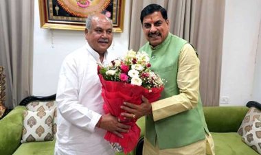 मुख्यमंत्री डॉ. यादव ने विधानसभा अध्यक्ष श्री तोमर से की सौजन्य भेंट