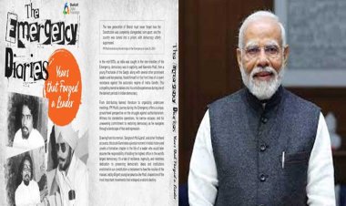 प्रधानमंत्री मोदी की पुस्तक ‘द इमरजेंसी डायरीज़’ का आज विमोचन