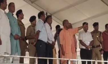गोरखपुर: राष्ट्रपति के आगमन से पूर्व सीएम योगी ने आयुष विश्वविद्यालय की तैयारियों का किया निरीक्षण