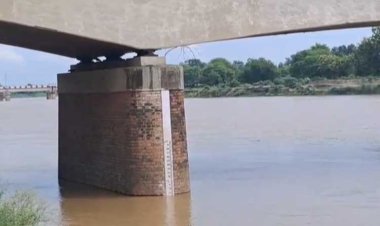 बलरामपुर: राप्ती नदी में जलस्तर में उतार-चढ़ाव, बाढ़ का खतरा बढ़ा