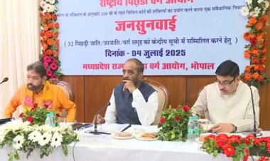 भोपाल में पिछड़ा वर्ग की 32 जातियों की केंद्र सूची में शामिल करने पर जनसुनवाई आयोजित